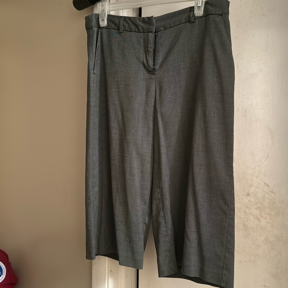 Gray, dress capri’s